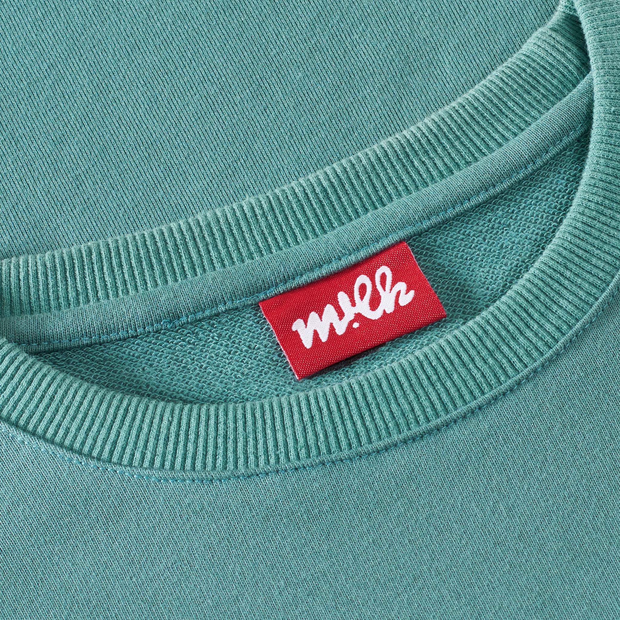 red clothing label
