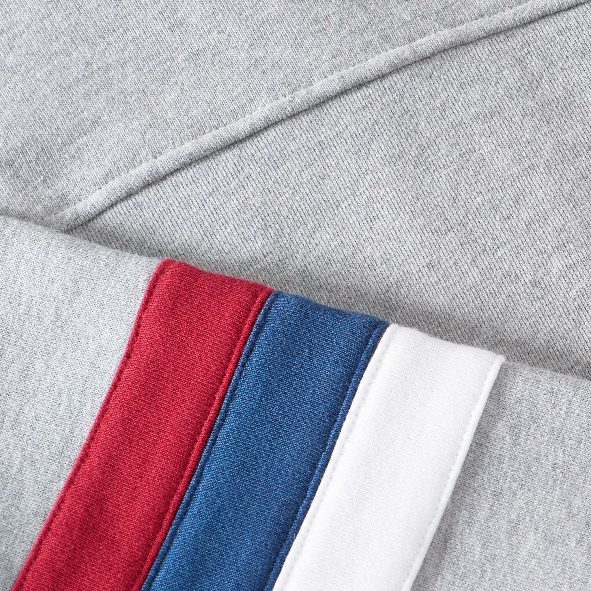 hoodie with sleeve patch