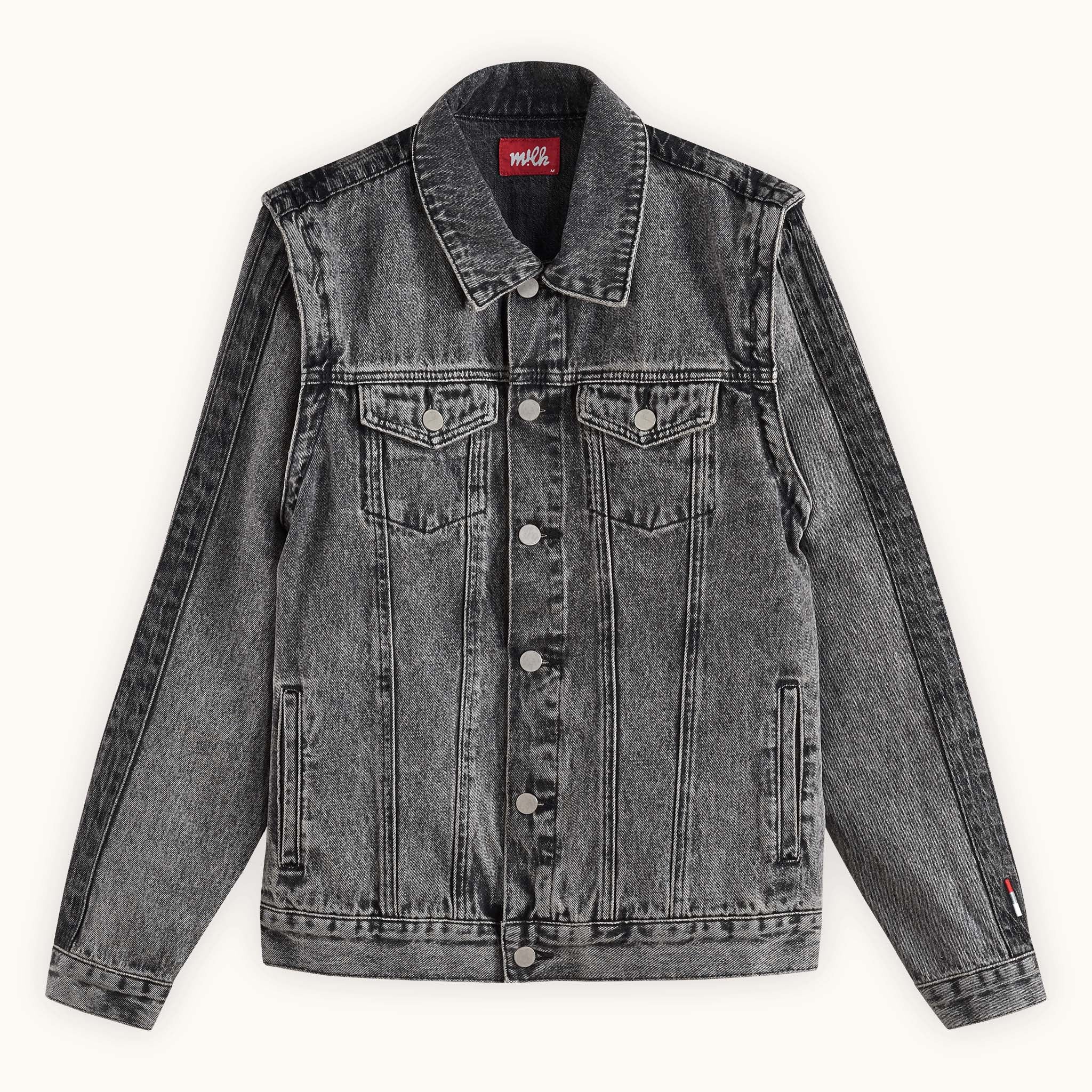 vintage washed denim jacket