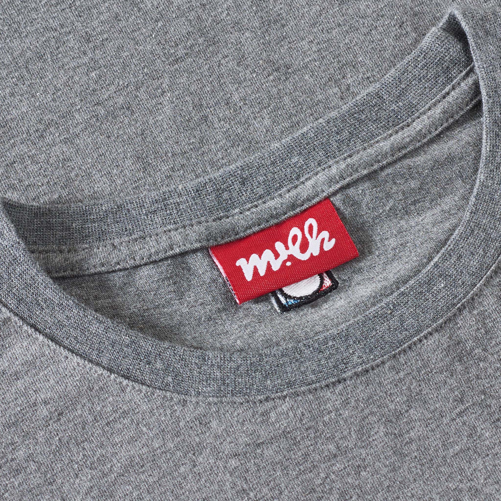 red clothing label