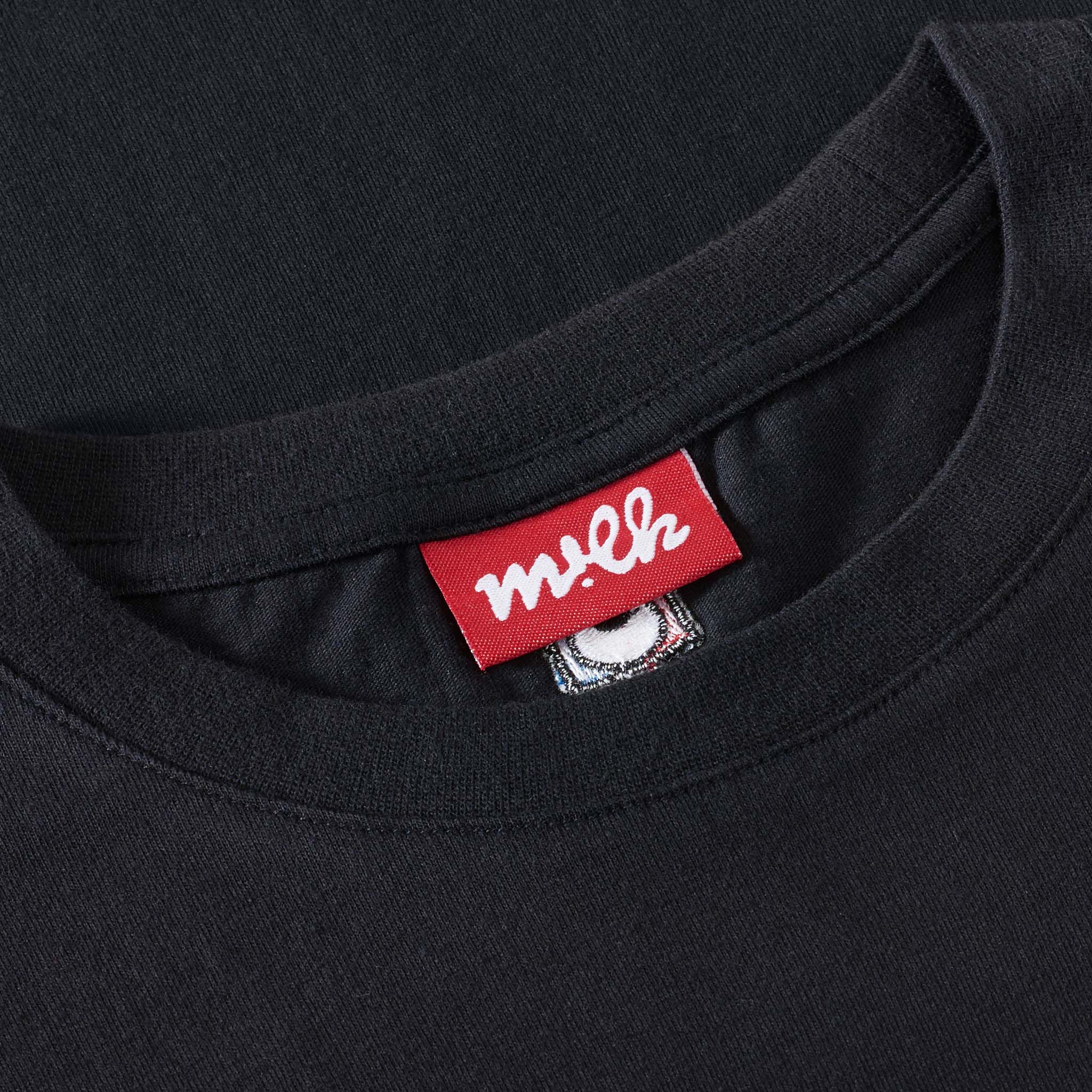 red clothing label design