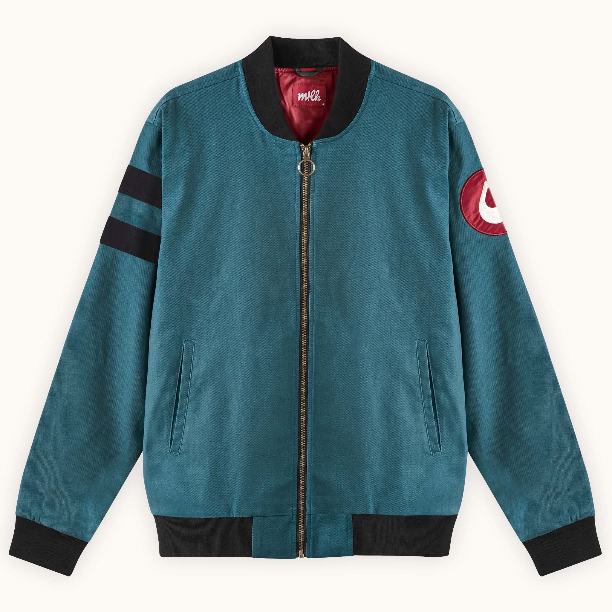 mens green bomber jacket