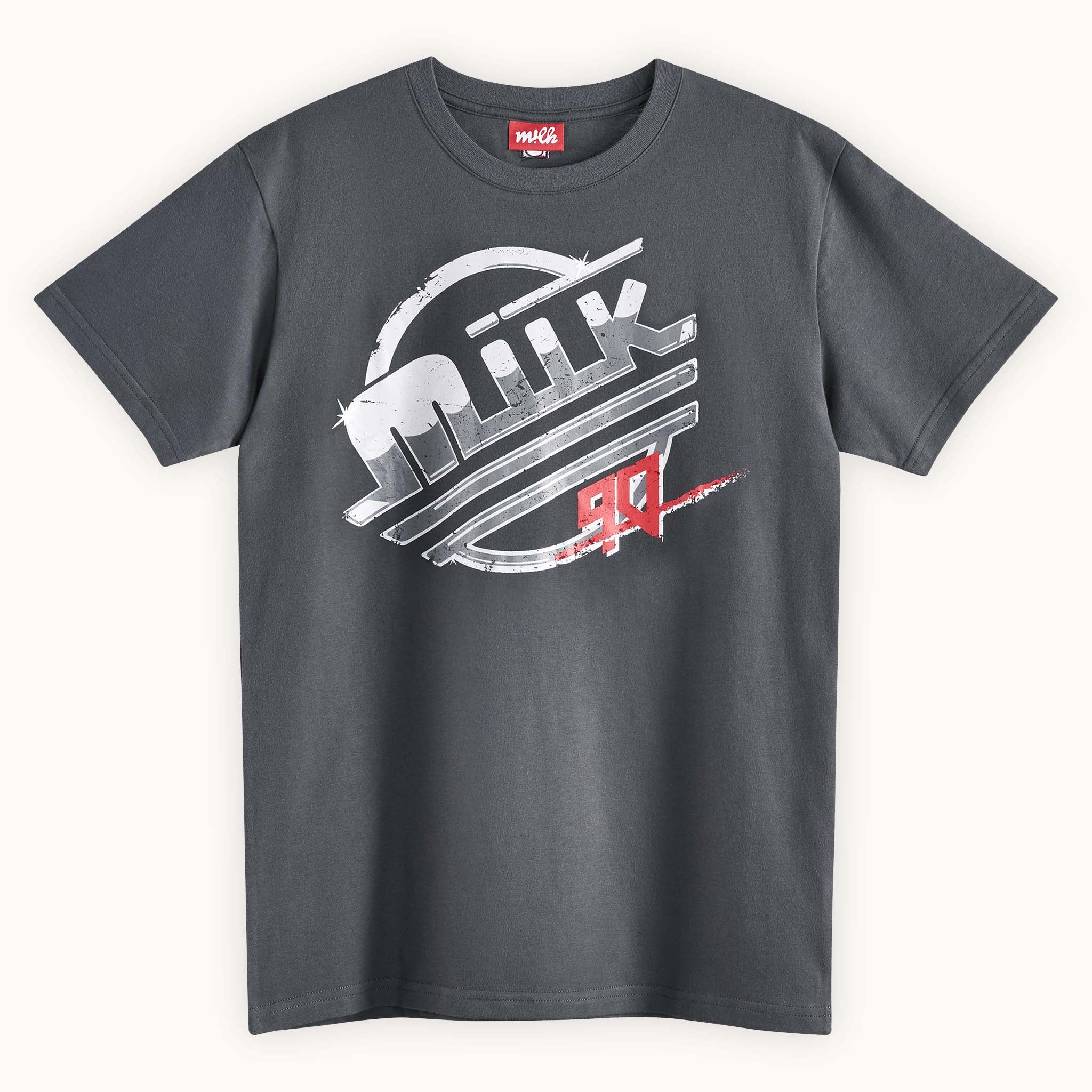 washed black vintage style graphic t-shirt