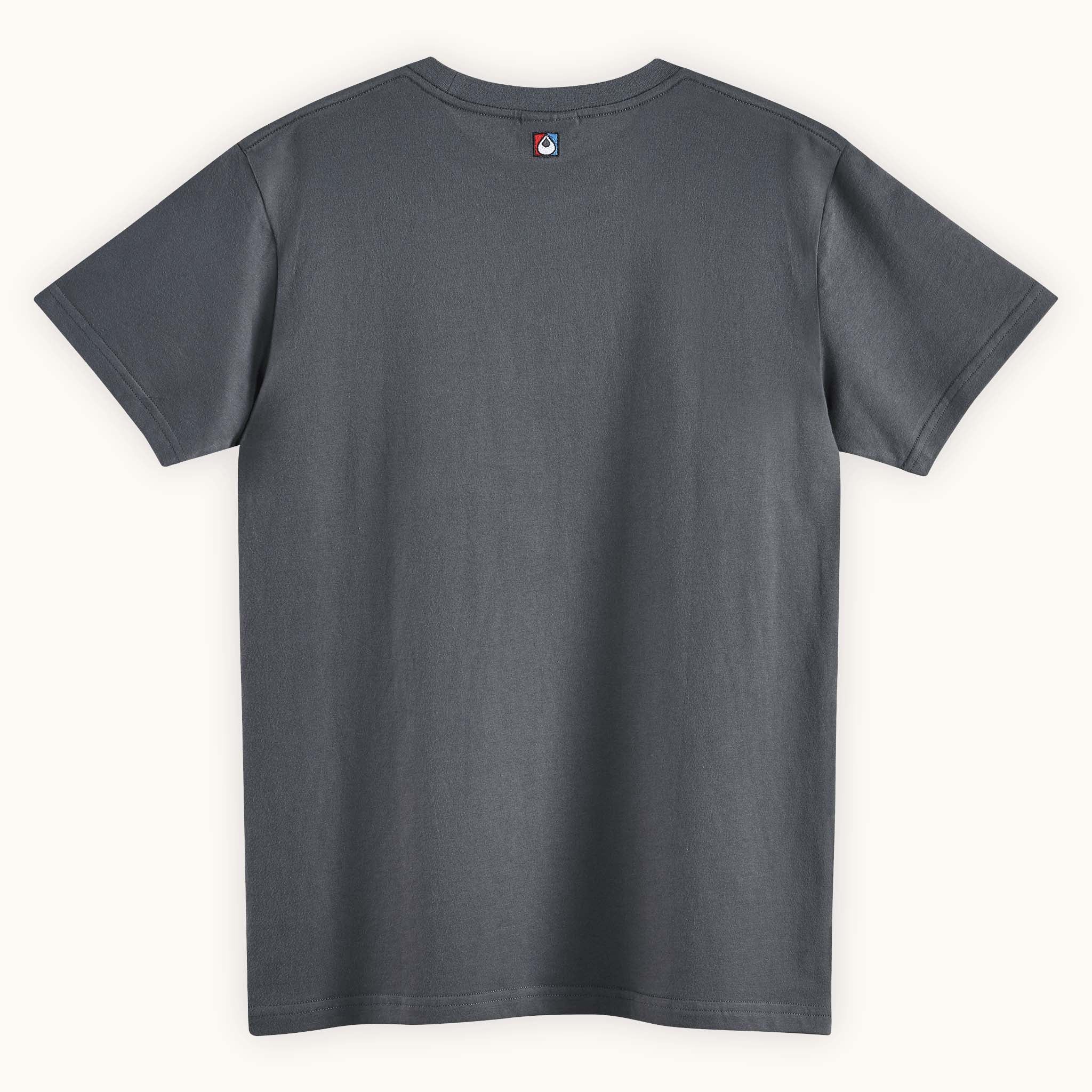 washed black vintage style graphic t-shirt