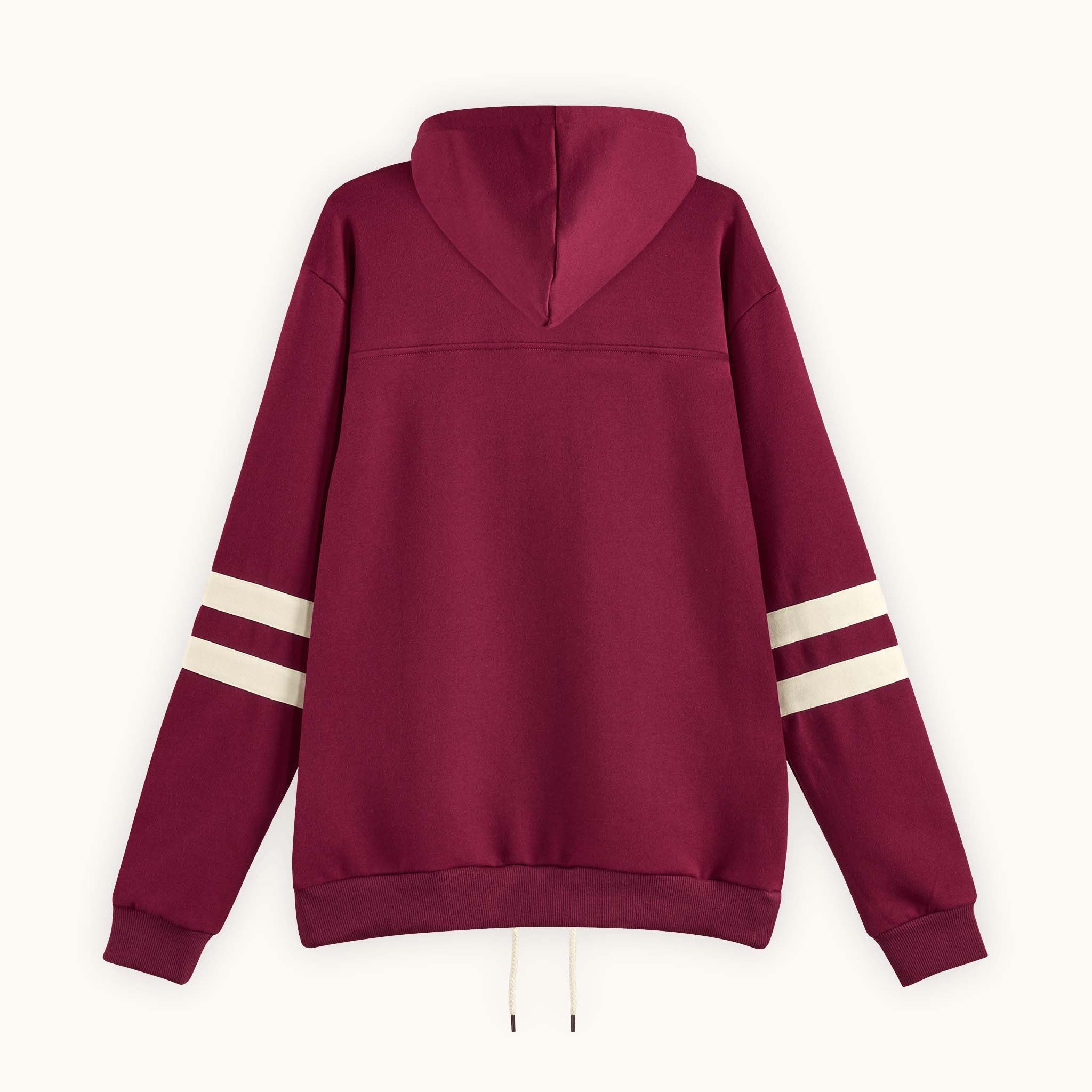mens burgundy hoodie