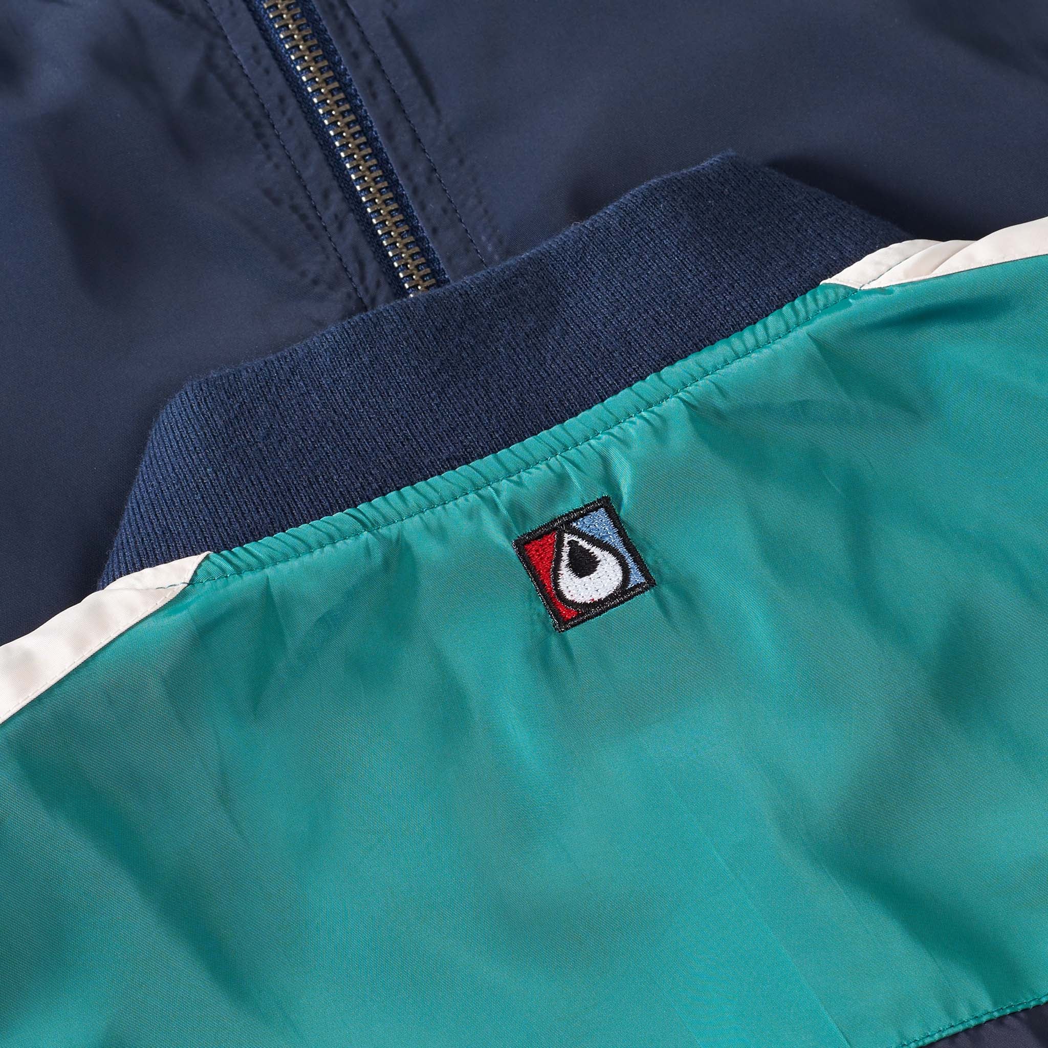 bomber jacket with embroidery on the back