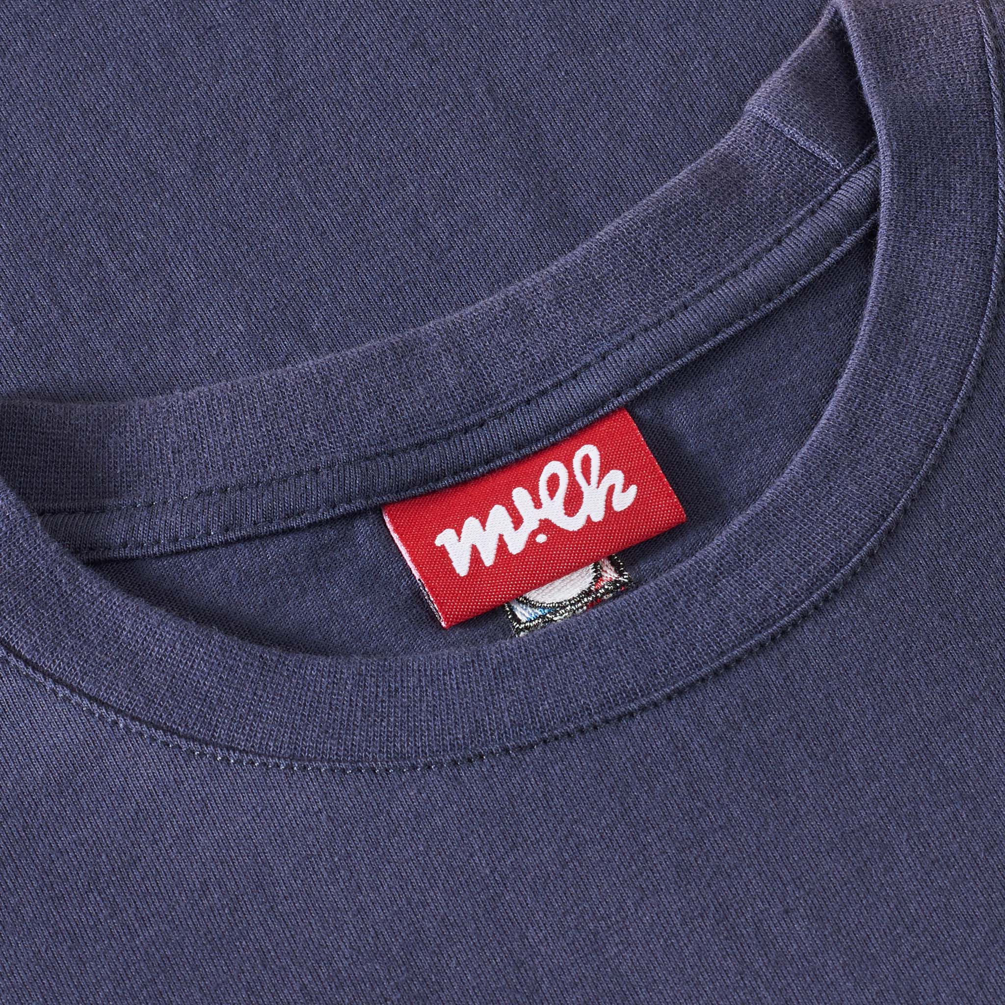 red clothing label design