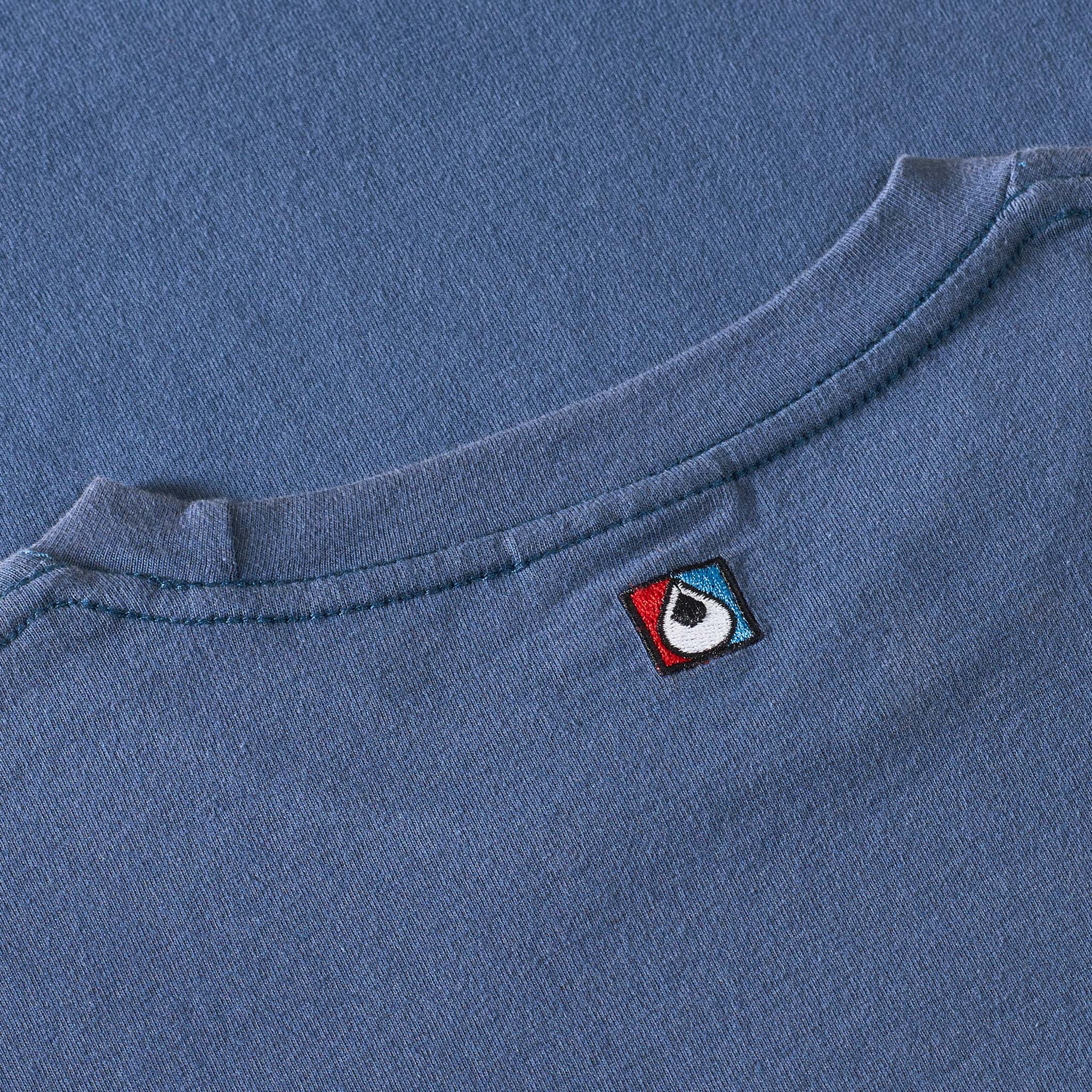 t-shirt with embroidery on the back