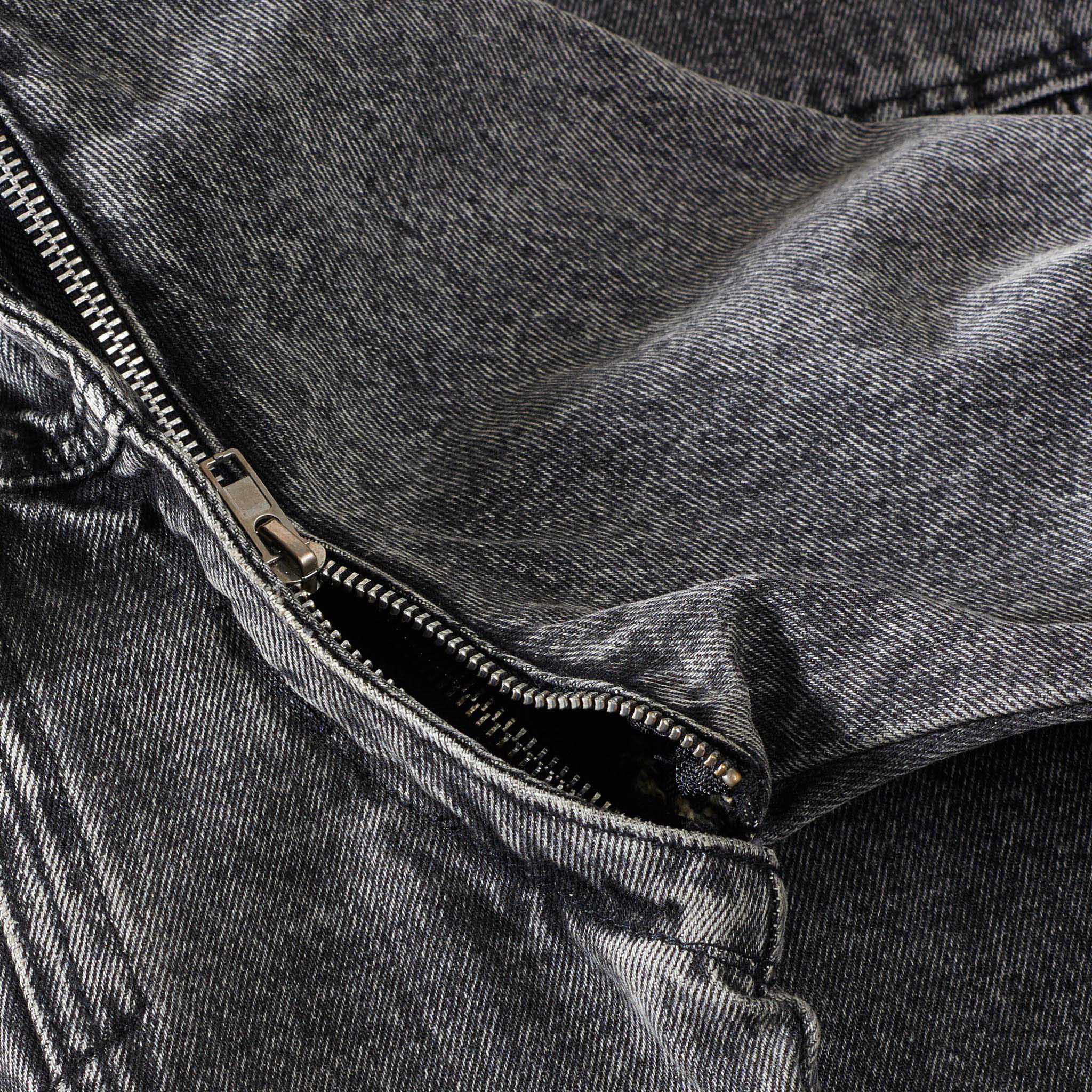 denim jacket with zips