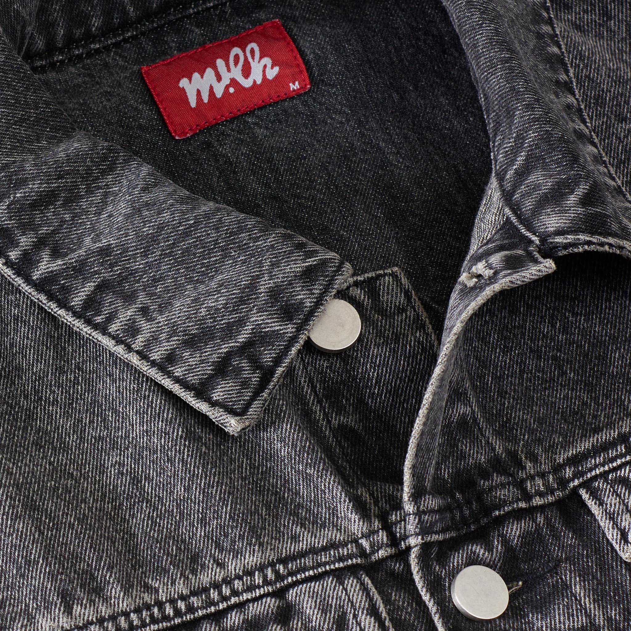 jacket with metal buttons