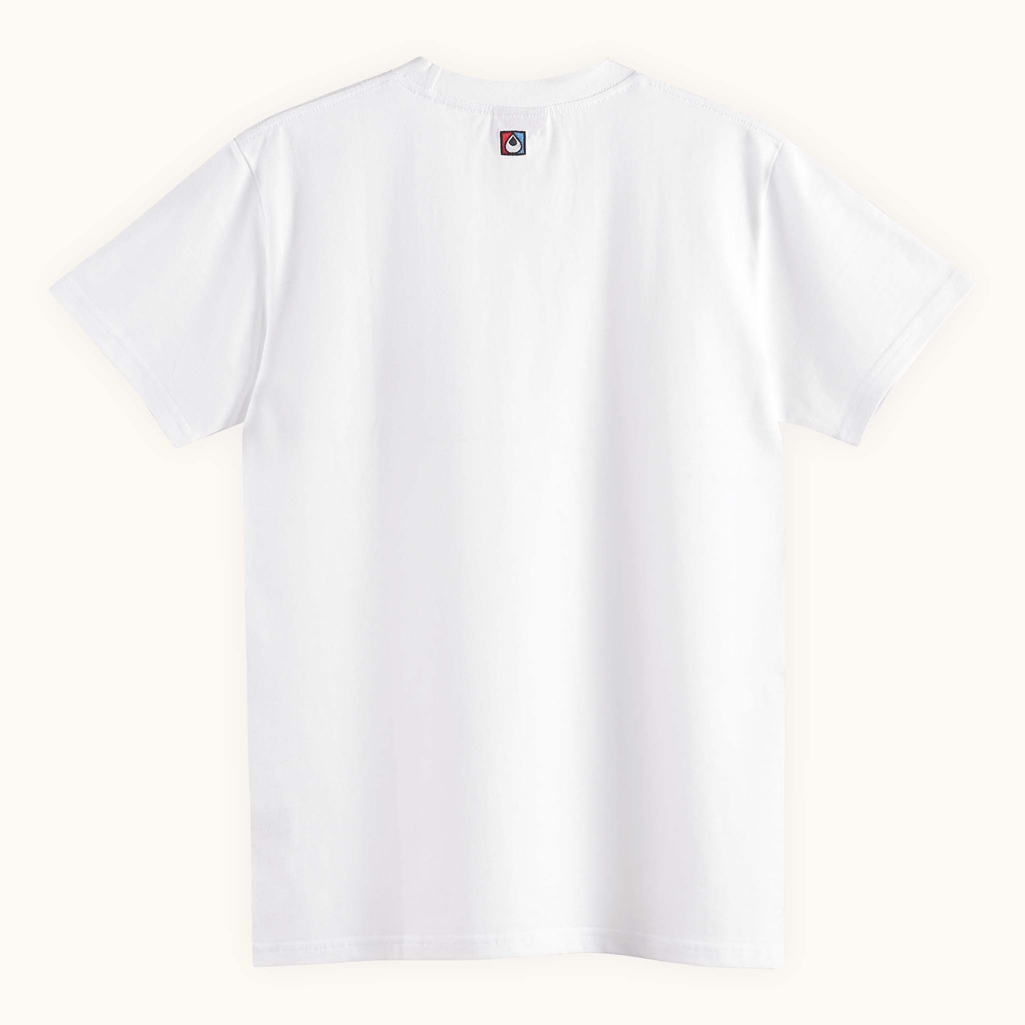 white pocket t-shirt